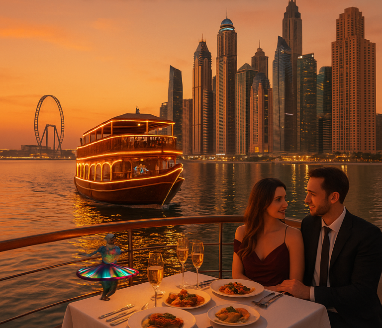 VIP Dubai Marina Dinner Cruise
