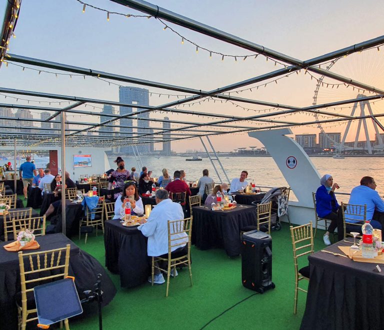 Marina Dhow Cruise Dubai | Luxury Marina Dinner Cruise Dubai