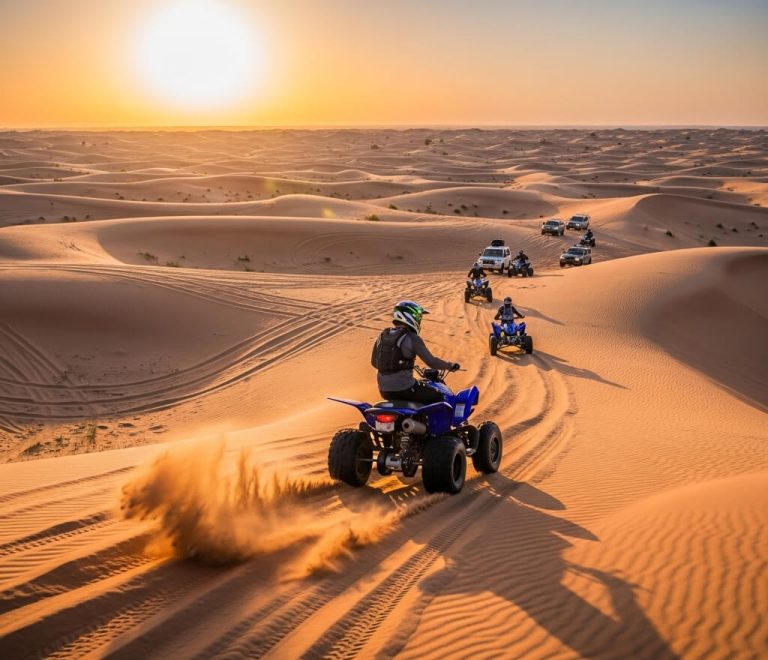 desert safari with quad bike