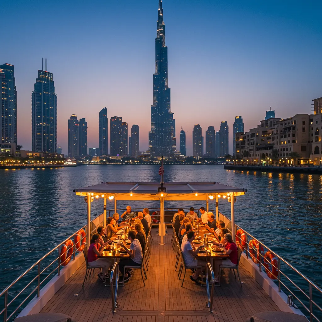 Dubai tour dinner cruise package