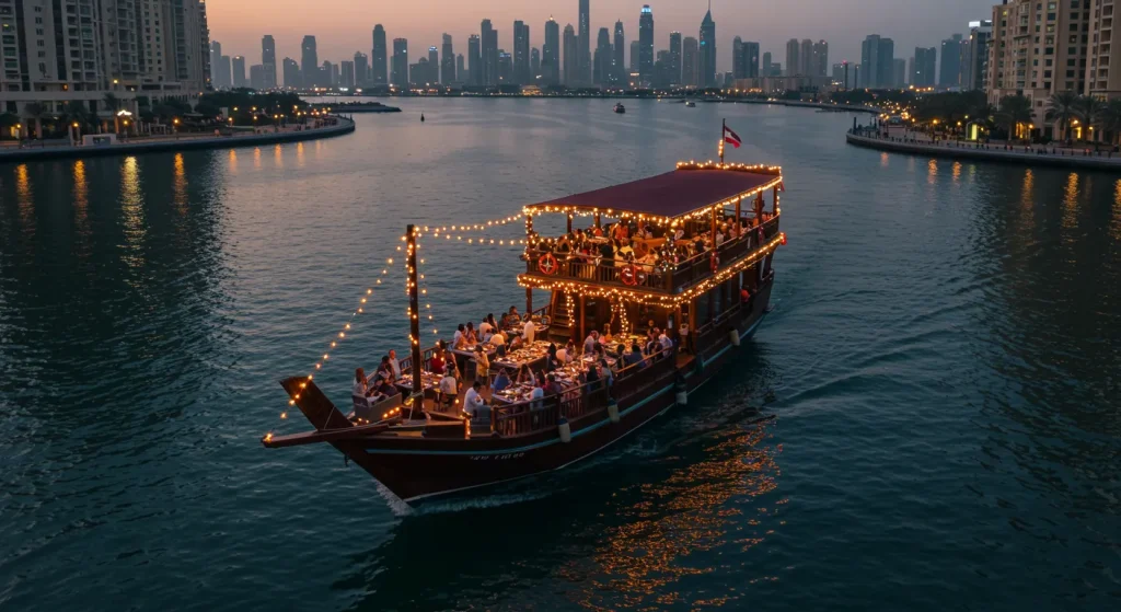 evening dhow dinner cruise