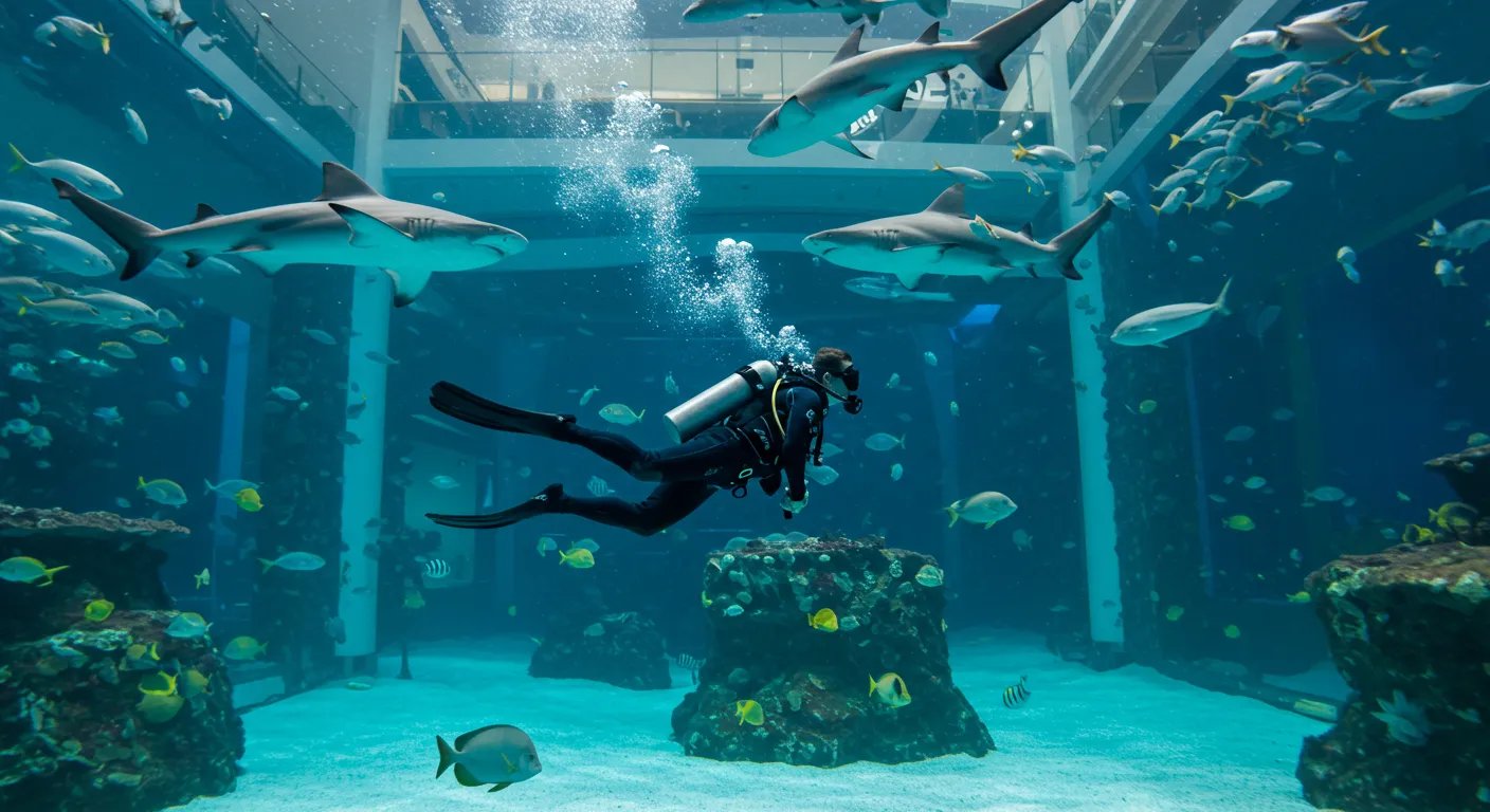 Scuba Diving Dubai Mall