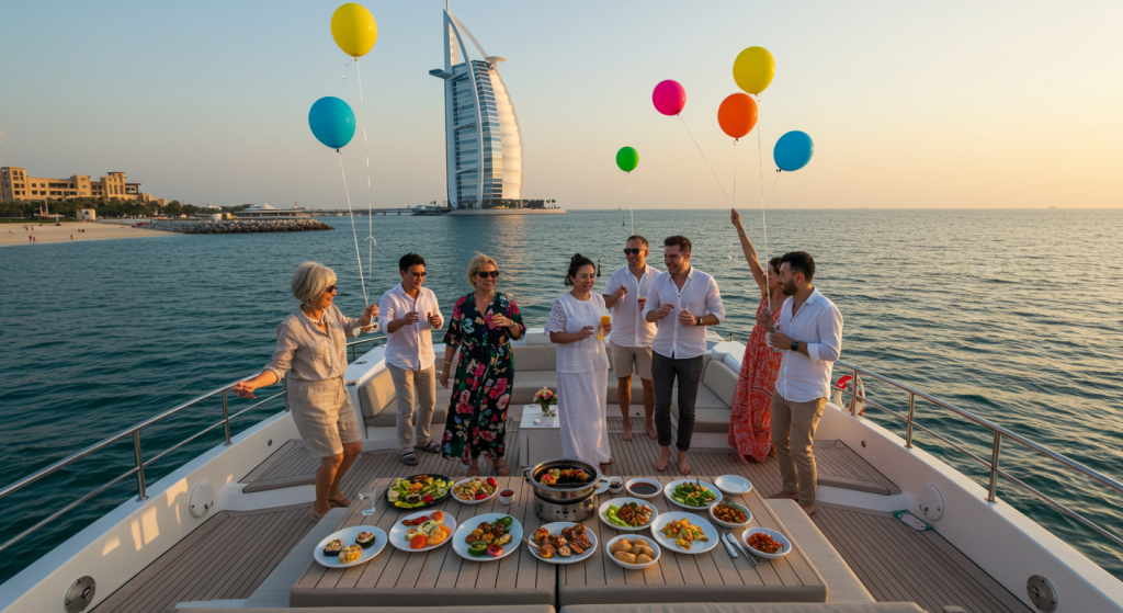 yacht party dubai