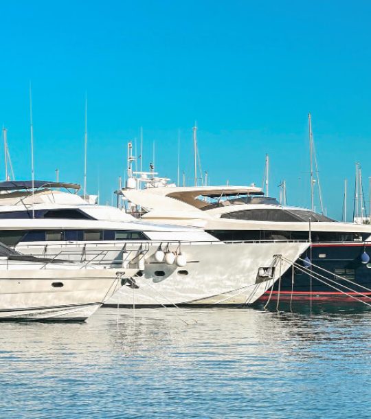 Dubai Marina luxury yacht