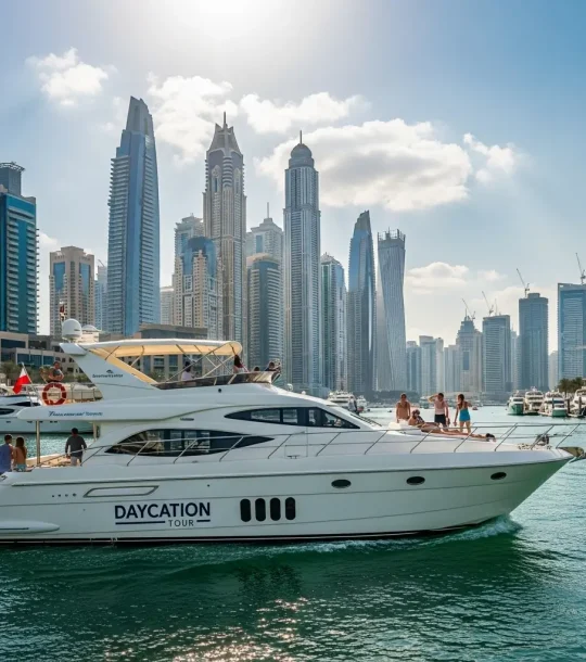 Dubai marina yacht tour