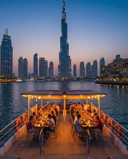 Dubai tour dinner cruise package