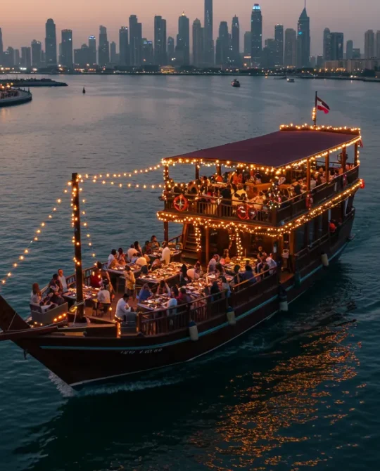 evening dhow dinner cruise
